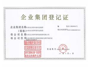 企業(yè)集團登記證